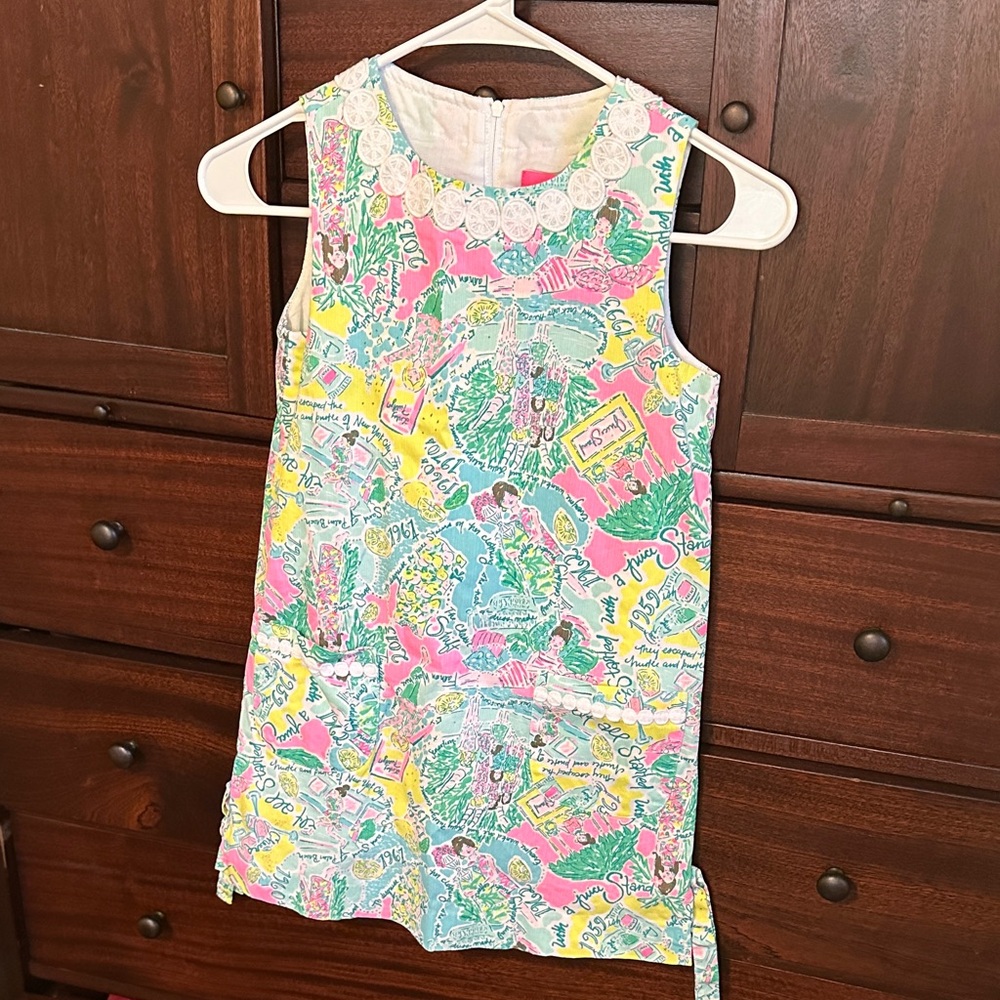 Lilly Pulitzer Colorful Sleeveless Dress Size 8
